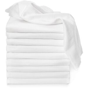 T-TOMI TETRA Cloth Diapers EXCLUSIVE COLLECTION White látkové pleny White 70x70 cm 10 ks