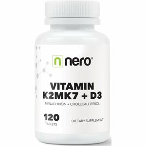 NERO Vitamin K2MK7 + D3 podpora normálního stavu kostí a zubů 120 ks