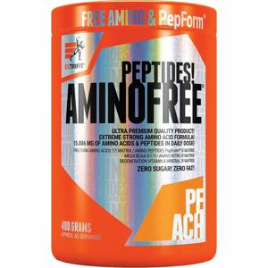 Extrifit AminoFree® Peptides podpora tvorby svalové hmoty příchuť peach 400 g