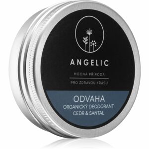 Angelic Organic deodorant "Courage" Cedar & Santal scent organický krémový deodorant 50 ml