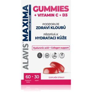 Alavis Maxima GUMMIES Vitamin C+D3 tablety a kapsle pro podporu normálního stavu kloubů 90 ks