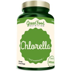 GreenFood Nutrition Chlorella kapsle pro detoxikaci organismu a podporu imunity 90 cps