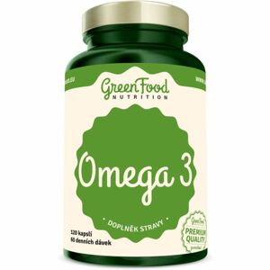 GreenFood Nutrition Omega 3 podpora správného fungování organismu 120 ks