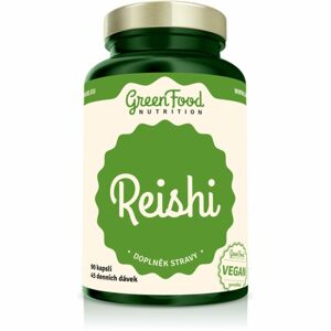 GreenFood Nutrition Reishi doplněk stravy pro podporu imunitního systému 90 ks