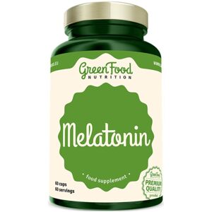GreenFood Nutrition Melatonin podpora spánku a regenerace 60 ks