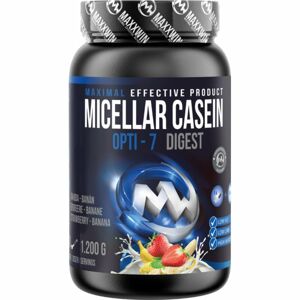 Maxxwin MICELLAR CASEIN OPTI-7-DIGGEST protein v prášku příchuť strawberry banana 1200 g