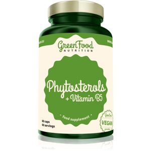 GreenFood Nutrition Phytosterols + Vitamin B5 kapsle pro udržení normální hladiny cholesterolu 60 cps