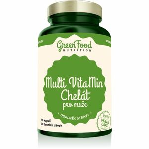 GreenFood Nutrition Multi VitaMin Chelát pro muže doplněk stravy pro muže 90 ks