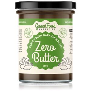 GreenFood Nutrition Zero Butter Peanut with Dark Chocolate ořechová pomazánka s čokoládou 400 g