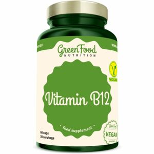GreenFood Nutrition Vitamin B12 podpora správného fungování organismu 60 ks