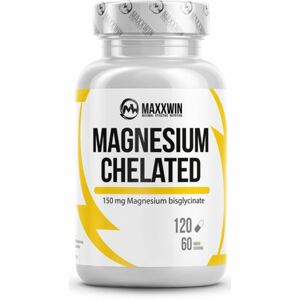 Maxxwin MAGNESIUM CHELATED VEGAN doplněk stravy s vysokým obsahem hořčíku 120 ks
