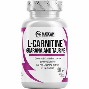 Maxxwin L-CARNITINE GUARANA + TAURINE doplněk stravy pro spalování tuků 90 ks
