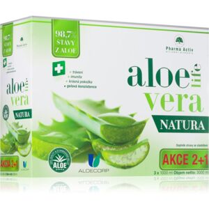 Pharma Activ AloeLive šťáva z aloe 99,7% 1+1 zdarma šťáva (pro podporu trávení)