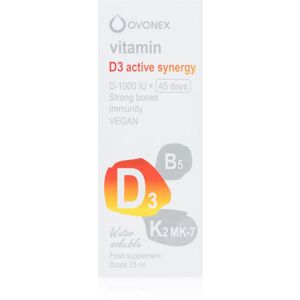Ovonex Vitamin D3 Active Synergy kapky pro správné fungování organismu 25 ml