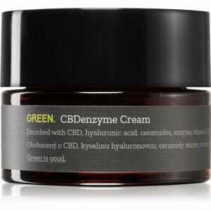 Canneff Green CBDenzyme Cream intenzivní kúra proti stárnutí pleti 50 ml