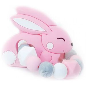 KidPro Pacifier Holder Pink Bunny klip na dudlík 1 ks