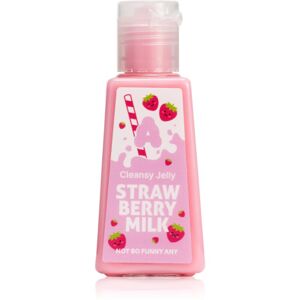 Not So Funny Any Cleansy Jelly Strawberry Milk dezinfekční gel 30 ml