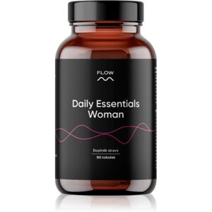 Flow Daily essentials Woman bylinné kapsle pro podporu imunity, snížení míry únavy a vyčerpání 90 cps