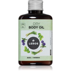 Leros Suchý tělový olej bazalka & verbena suchý olej 100 ml