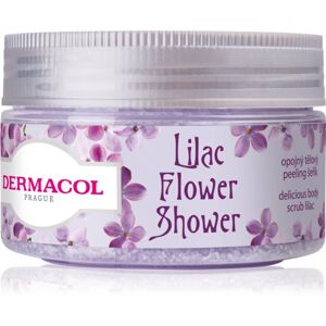 Dermacol Flower Care Lilac cukrový tělový peeling 200 g