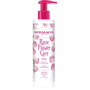 Dermacol Flower Care Rose krémové mýdlo na ruce 250 ml