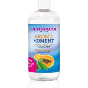 Dermacol Aroma Moment Papaya & Mint tekuté mýdlo na ruce náhradní náplň 500 ml