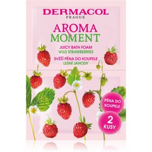 Dermacol Aroma Moment Wild Strawberries pěna do koupele cestovní balení 2x15 ml