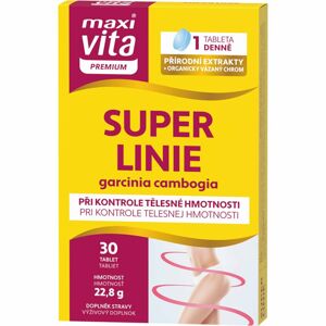 MaxiVita Premium Super linie doplněk stravy pro podporu metabolismu 30 ks