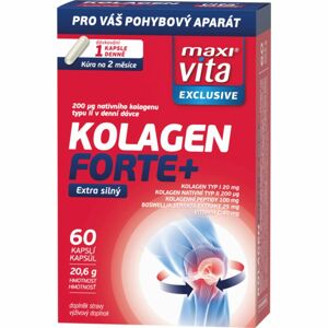 MaxiVita Exclusive Kolagen forte+ doplněk stravy pro podporu zdraví pohybové soustavy 60 ks