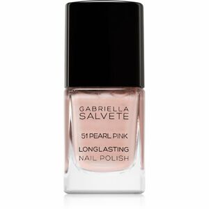 Gabriella Salvete Longlasting Enamel dlouhotrvající lak na nehty s perleťovým leskem odstín 51 Pearl Pink 11 ml