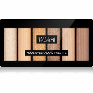 Gabriella Salvete Eyeshadow 6 Shades Palette paleta očních stínů odstín 01 Nude 12 g