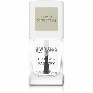 Gabriella Salvete Nail Care Glossy & Fast Dry rychleschnoucí vrchní lak na nehty 11 ml