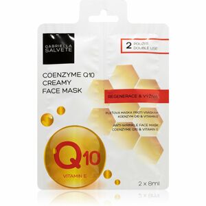 Gabriella Salvete Face Mask Coenzyme Q10 regenerační pleťová maska proti vráskám 2x8 ml