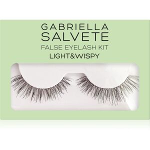 Gabriella Salvete False Eyelash Kit Light & Wispy umělé řasy s lepidlem 1 ks