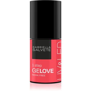 Gabriella Salvete GeLove gelový lak na nehty s použitím UV/LED lampy 3 v 1 odstín 08 Red Flag 8 ml