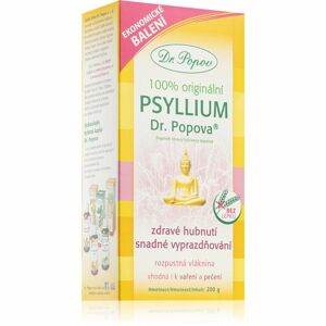 Dr. Popov Psyllium indická rozpustná vláknina doplněk stravy s rozpustnou vlákninou 200 g