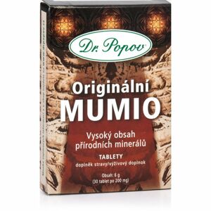 Dr. Popov Originální Mumio s vysokým obsahem přírodních minerálů doplněk stravy pro podporu imunitního systému 30 ks