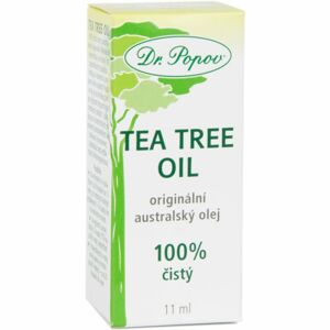 Dr. Popov Tea Tree Oil 100% čajovníkový olej lisovaný za studena s antiseptickým účinkem 11 ml