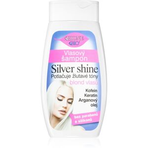 Bione Cosmetics Silver Shine šampon neutralizující žluté tóny 260 ml