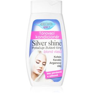 Bione Cosmetics Silver Shine hydratační kondicionér neutralizující žluté tóny 260 ml