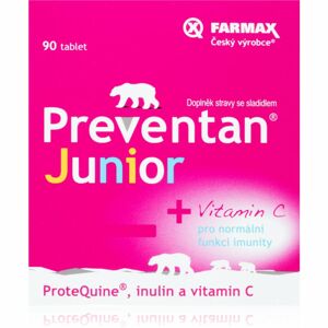 Preventan Junior s vitamínem C doplněk stravy pro podporu imunitního systému 90 ks