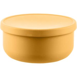 Zopa Silicone Bowl with Lid silikonová miska s víčkem Mustard Yellow 1 ks