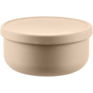 Zopa Silicone Bowl with Lid silikonová miska s víčkem Sand Beige 1 ks