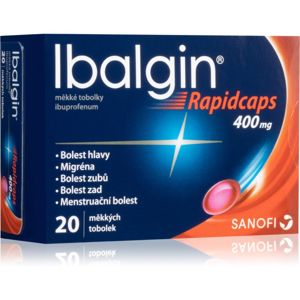 Ibalgin Ibalgin Rapidcaps 400 mg 20 ks
