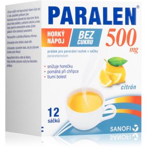Paralen Paralen 500 mg Horký nápoj bez cukru 12 ks
