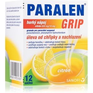 Paralen Paralen GRIP Horký nápoj citrón 12 ks