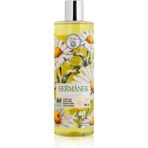 Bohemia Gifts & Cosmetics Flower Line Chamomilla mycí gel na tělo a vlasy 4 v 1 400 ml