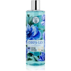 Bohemia Gifts & Cosmetics Flower Line Centaurea mycí gel na tělo a vlasy 4 v 1 400 ml