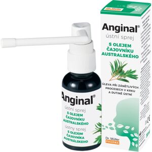 Dr. Müller Anginal® ústní sprej s olejem čajovníku australského zdravotnický prostředek pro hojení zánětů v dutině ústní 30 ml