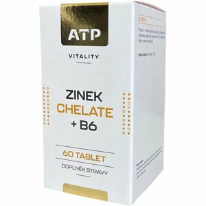 ATP Vitality Zinek Chelate + B6 podpora imunity 60 ks